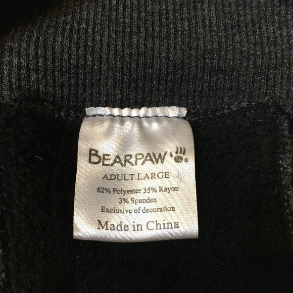 Bear Paw Womens L Fleece Lined Leggings Dark Gray Pants Sherpa Winter Ski Snow - Picture 3 of 14